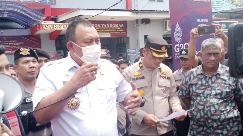 Aksi Demo Mahasiswa di Depan LP Kelas IIA Binjai,Desak Polres Binjai Tangkap ASN Polsuspas Tersangka Pencabulan