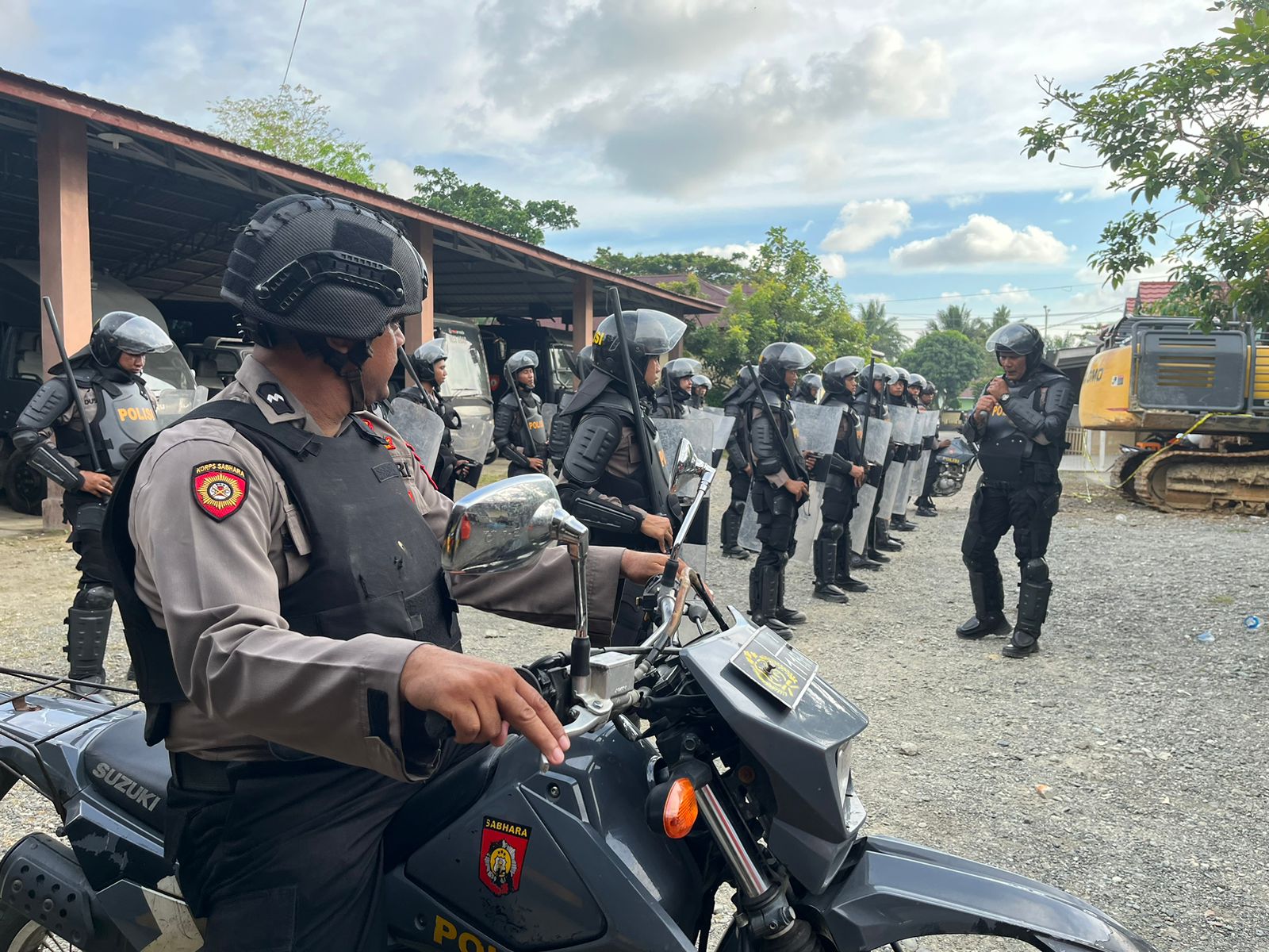 Tingkatkan Kemampuan Personil Sat Samapta Polres Aceh Barat Rutin Latihan Dalmas