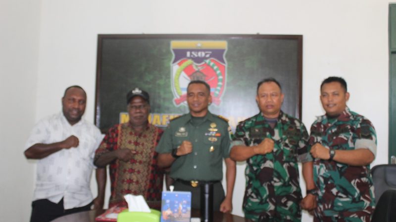 Dandim 1807 Sorong Selatan Temui Masyarakat Kampung Bagaraga Untuk Menjawab Kebutuhan Air Bersih