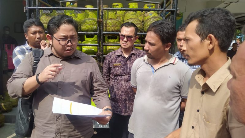 Polresta Banda Aceh bersama Pihak Terkait Sidak Pangkalan Elpiji Bersubsidi