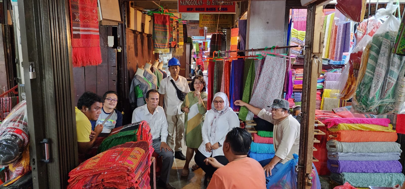 Kondisi Plafond Gedung II Lantai 2 Pasar Horas Rusak dan Membahayakan, Ini Respon Dirut PD PHJ Siantar