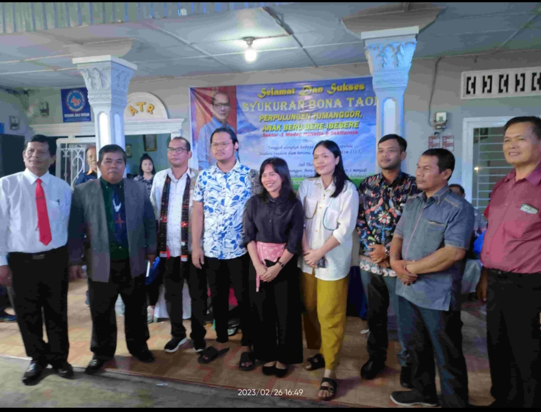 Pengurus Muda-Mudi Perpulungen Tumanggor anak Beru-Bere-Ibebere Sektor-1 Medan Helvetia- sekitarnya Dikukuhkan
