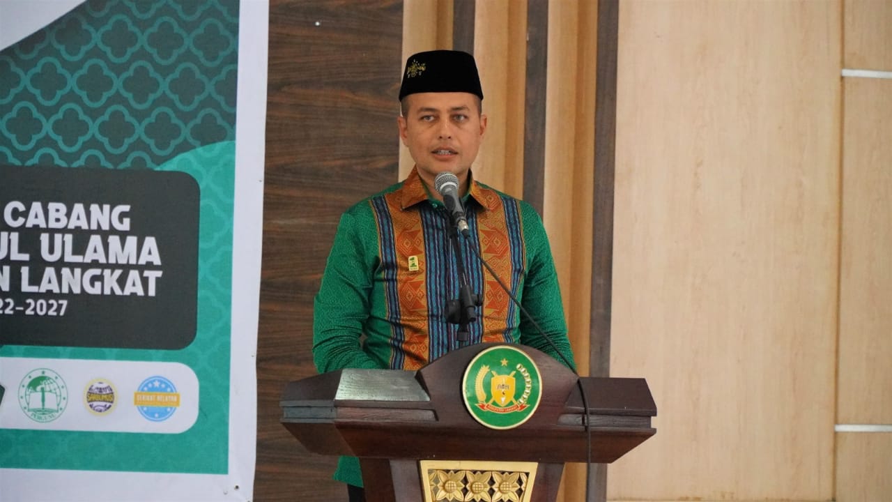 Syah Afandin Hadiri Pelantikan PC NU Kabupaten Langkat