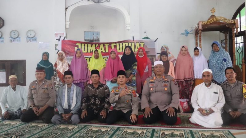 Jumat Curhat, Wakapolres Langkat Dengar Langsung Keluhan Warga