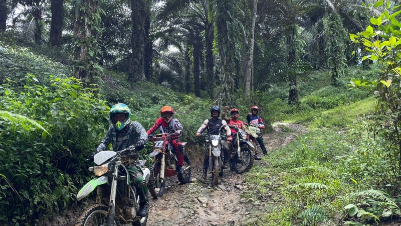 Sambut Rakernas dan HUT ke-6, SMSI Binjai-Langkat Gelar Trabas