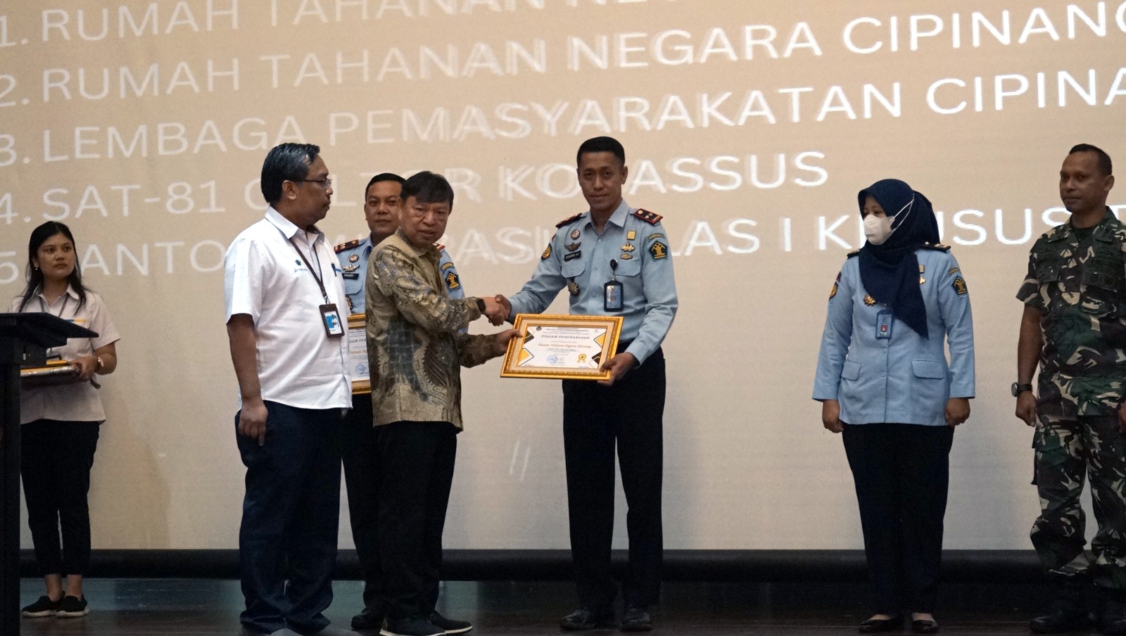Bravo! Rutan Cipinang  DKI Jakarta Kembali Raih Penghargaan Dari KPPN Jakarta V