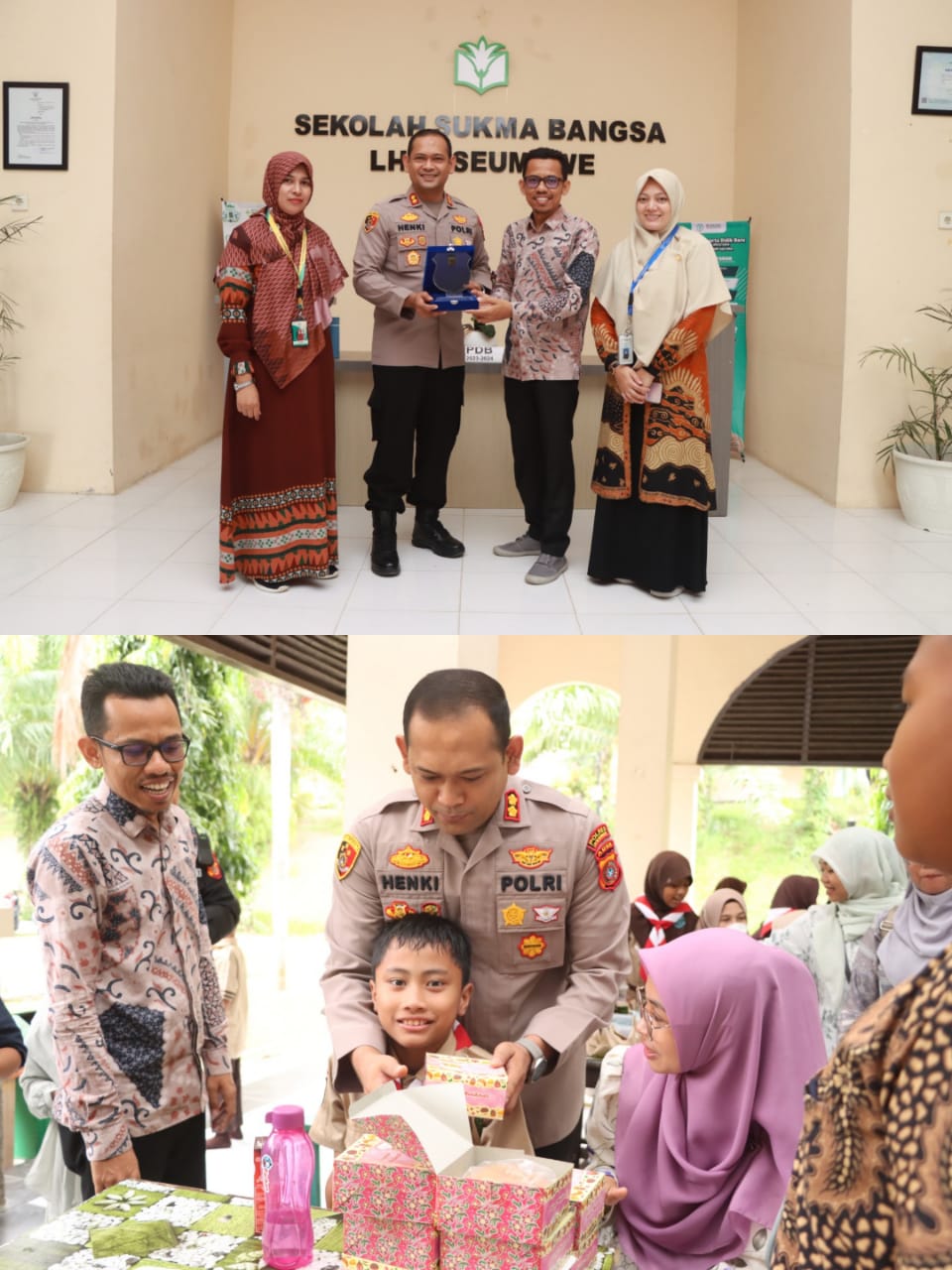 Dialog Bahaya Narkoba dan Pergaulan Bebas, Kapolres Lhokseumawe Kunjungi Sekolah Sukma Bangsa