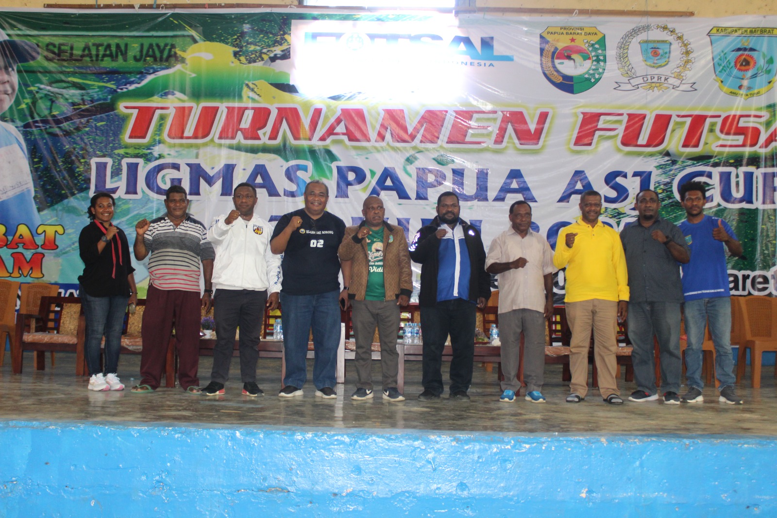 Kadis Pemuda dan Olahraga Kota Sorong Buka Futsal LIGMAS Papua ASJ CUP I Tahun 2023