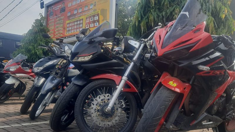 Resahkan Warga, Puluhan Sepeda Motor Diamankan Polisi di Banda Aceh