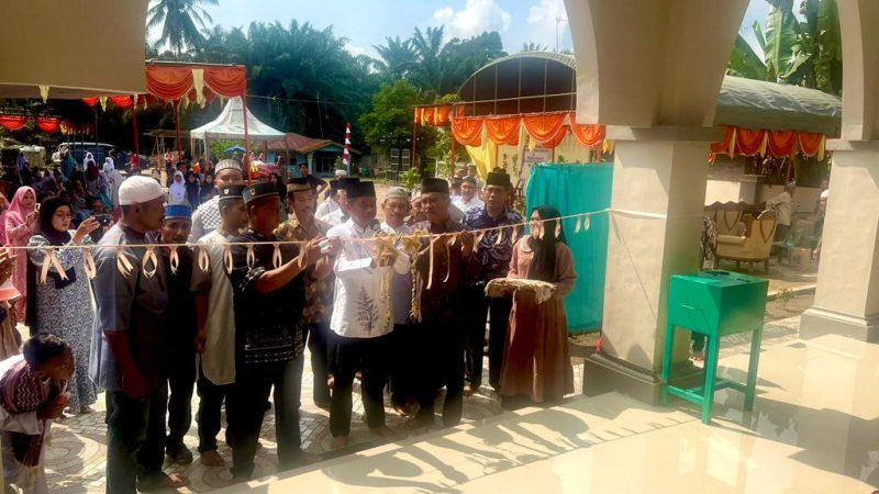 Hadiri Peringatan Isra’ Mi’raj, Bupati Sergai Kedua Kalinya Resmikan Masjid