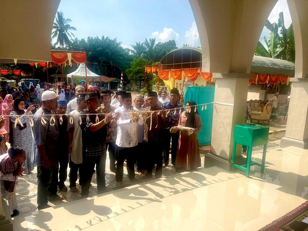 Hadiri Peringatan Isra’ Mi’raj, Bupati Sergai Kedua Kalinya Resmikan Masjid