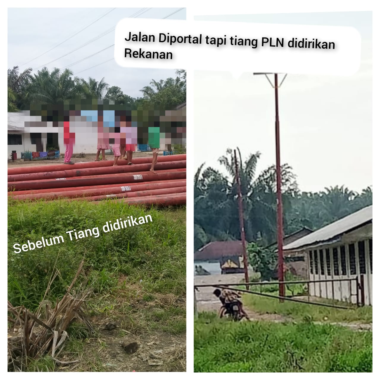 Astaga!, Proyek PLN Memasukan Jaringan Listrik Ke Pasar II, Diduga Warga Sekitar Proyek Siluman