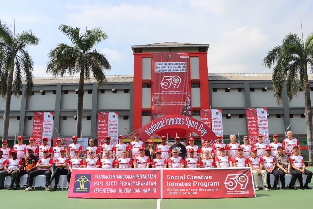 Rutan Cipinang Kanwil Kemenkumham DKI Jakarta Turut Sukseskan Hari Bhakti Pemasyarakatan (HBP) Ke-59