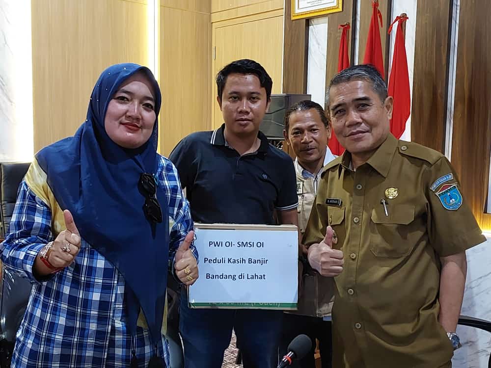 Peduli Korban Banjir Bandang Di Lahat, Plt Ketua PWI OI Inisiatif Lakukan Penggalangan Dana