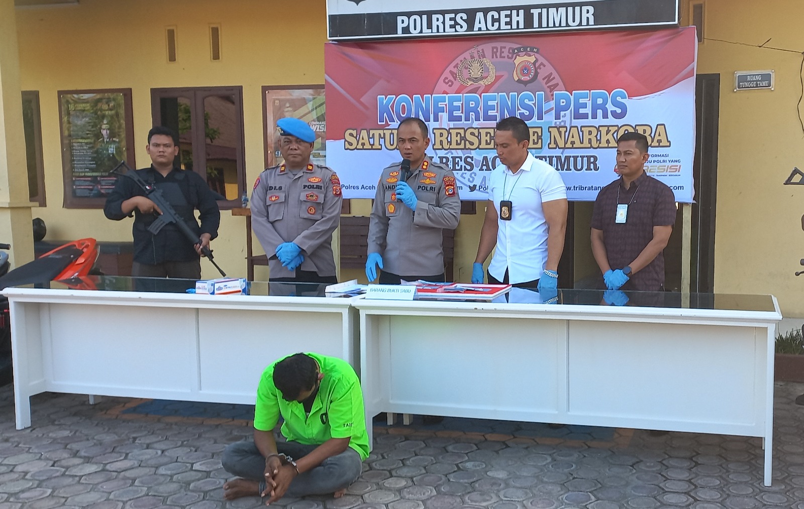 Pengedar Narkoba Ditangkap di Idi Cut, Polisi Amankan 40 Paket Sabu