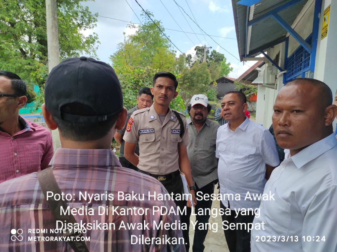 Diduga Dirut PDAM Langsa Adu Domba Awak Media, Demi “Jabatan”