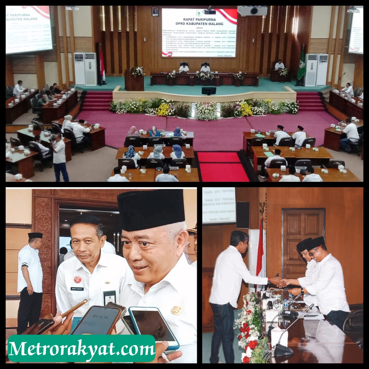 Pemkab Malang Lakukan Rancangan Peraturan Daerah Dengan Beberapa Fraksi