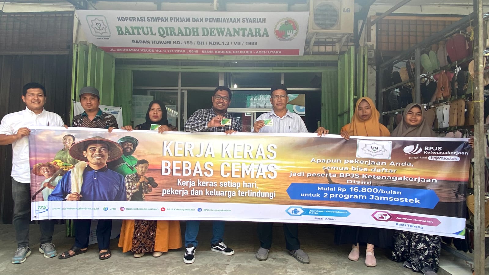 Pedagang dan Pekerja Informal Bisa Daftar Kepesertaan BPJS Ketenagakerjaan di KSPPS Baitul Qiradh Dewantara