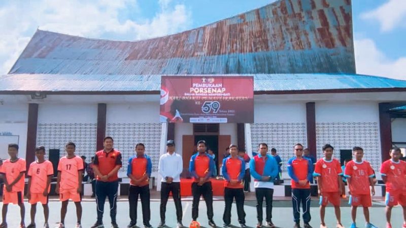 Hari Bhakti Pemasyarakatan, Lapas Siborongborong Dimeriahkan Pekan Olahraga dan Seni