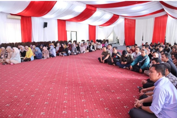 Mie Go Jalin Silaturahmi Bersama Jajaran Pegawai Setdako Pangkalpinang