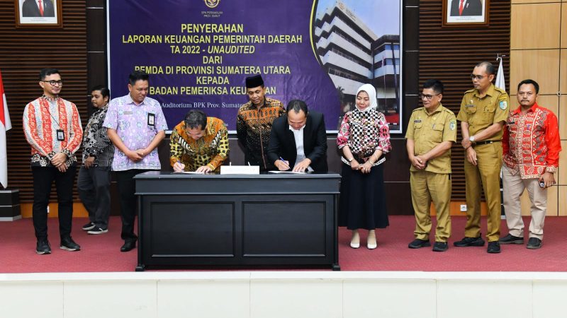 BPK RI Perwakilan Sumut Apresiasi Pemkab Batu Bara Serahkan LKPD Unaudited TA 2022 Tepat Waktu