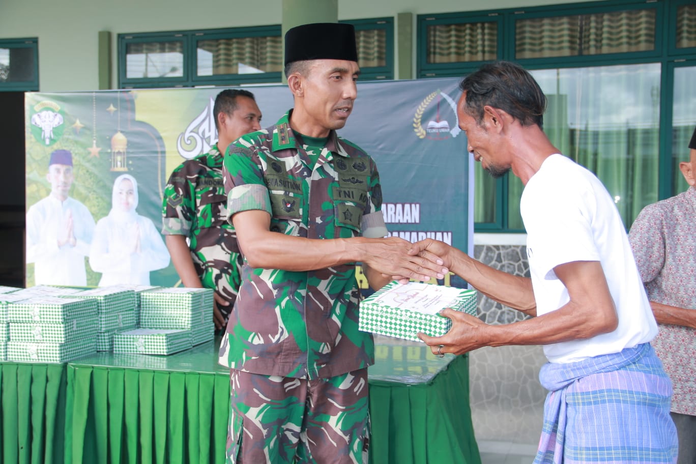 Manfaatkan Momentum Ramadhan, Saban Hari Kodim 0105/Abar Akan Berbagi Nasi Kotak Kepada Anak Yatim Piatu Dan Kaum Fakir Miskin