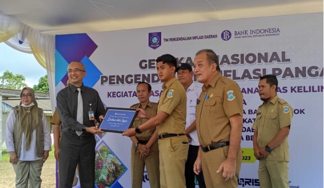 Mewakili Walikota Pangkalpinang Suryo Kusbandoro Hadiri Launching Kelurahan Tanggap Inflasi