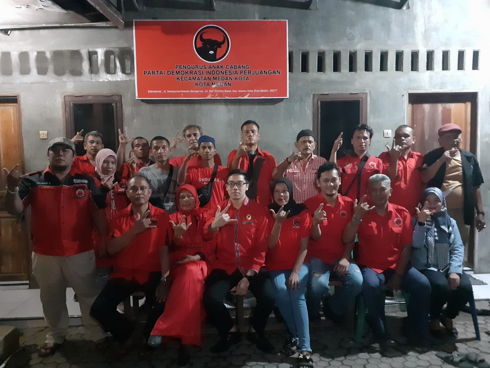 Hattrick di 2024, DPC – PAC Medan Kota PDI Perjuangan Serahkan SK Ranting