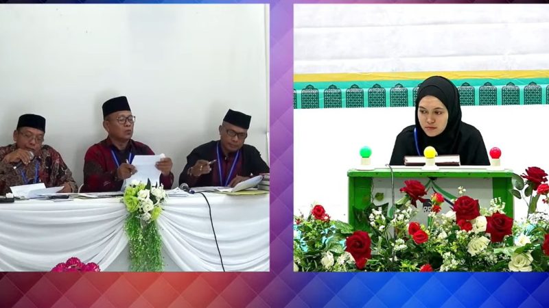 Dalam rangka seleksi Nasional Pekan Tilawatil Qur’an PTQ RRI Meulaboh