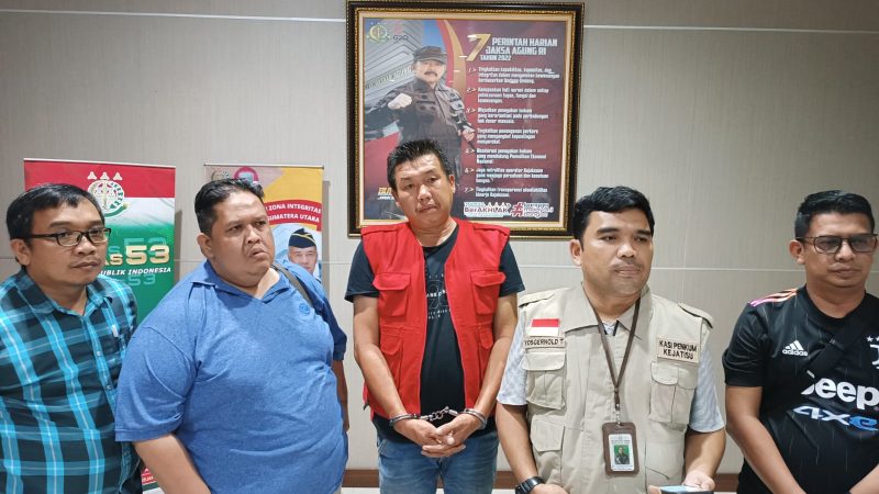 Korupsi Rp 2,8 M, DPO Terpidana Chee Yu Berhasil Diamankan Tim Tabur Intel Kejati Sumut di Komplek Metal Medan