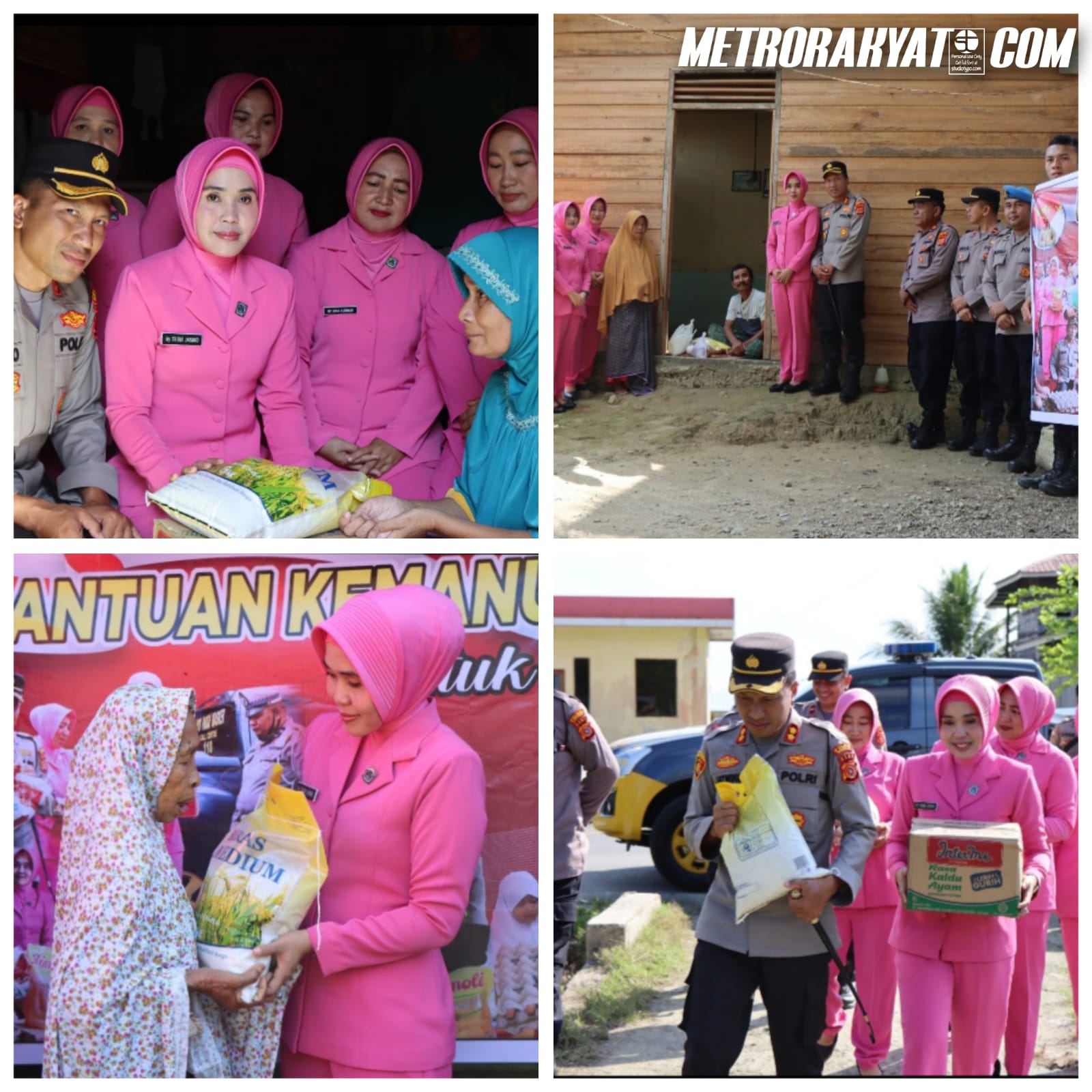 Kapolres Aceh Tamiang Salurkan Bantuan Kemanusian untuk Negeri dari Kapolri