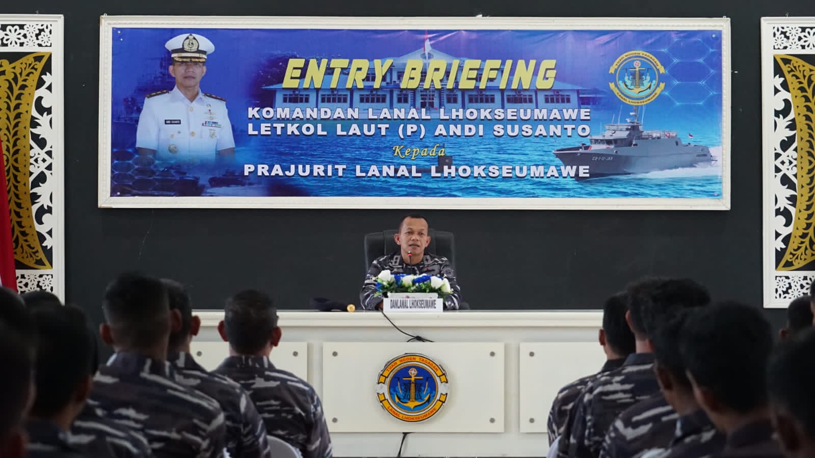 Lanal Lhokseumawe Sambut Kedatangan Komandan Baru