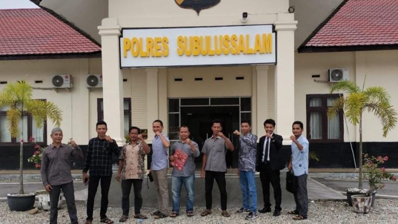 Tak Terima Lahan Di Garap PT. Masyarakat Lapor Ke Polres Subulussalam