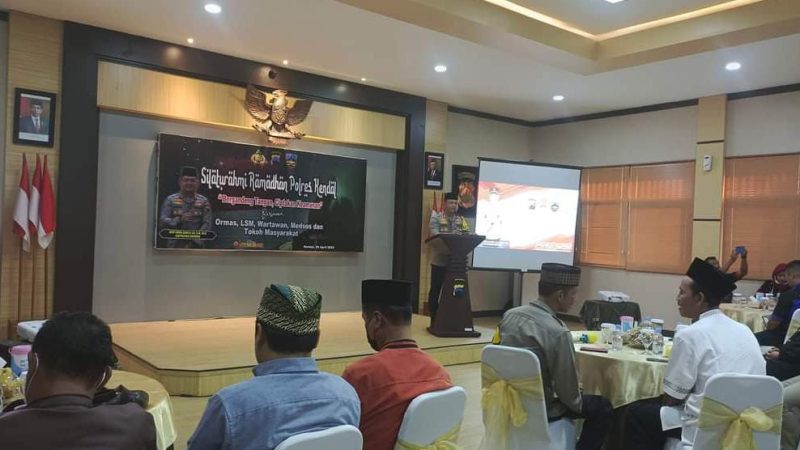 Silaturahmi Kapolres Kendal Jalin Sinergitas Toga, Ormas Dan Wartawan Serta Pegiat Medsosa