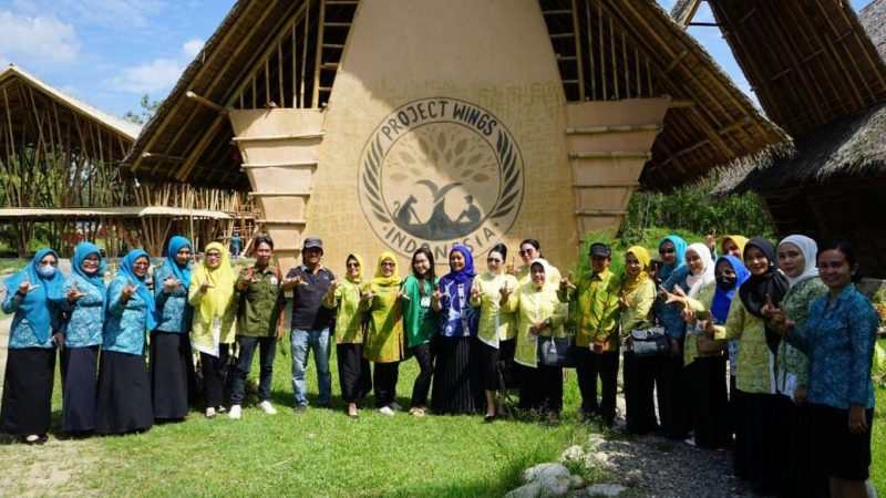 Tim Evaluasi TP PKK Provsu Kunjungi Desa Perkebunan Bukit Lawang Bahorok