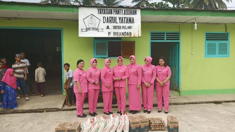 Menjelang Hari Raya Idul Fitri 1444 H Polsek Pkl. Brandan Gelar Bakti Sosial
