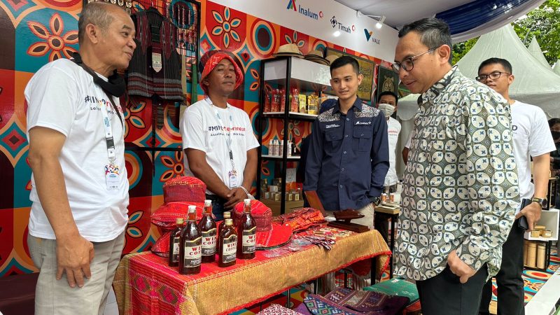 Bangga, INALUM Pamerkan Produk UMKM di Bazaar Kementerian ESDM RI