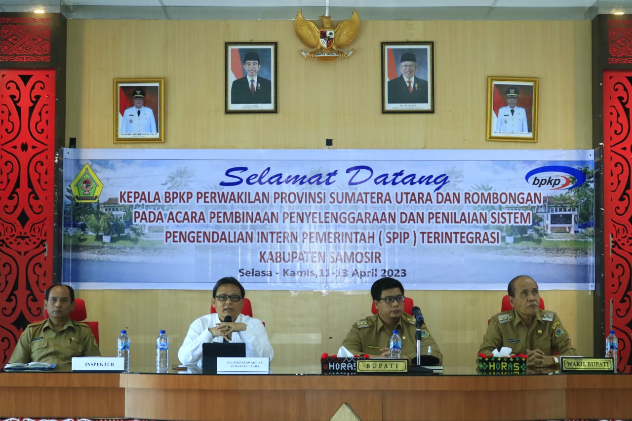 Bupati Samosir Resmikan Penyelenggaraan dan Penilaian SPIP Terintegrasi