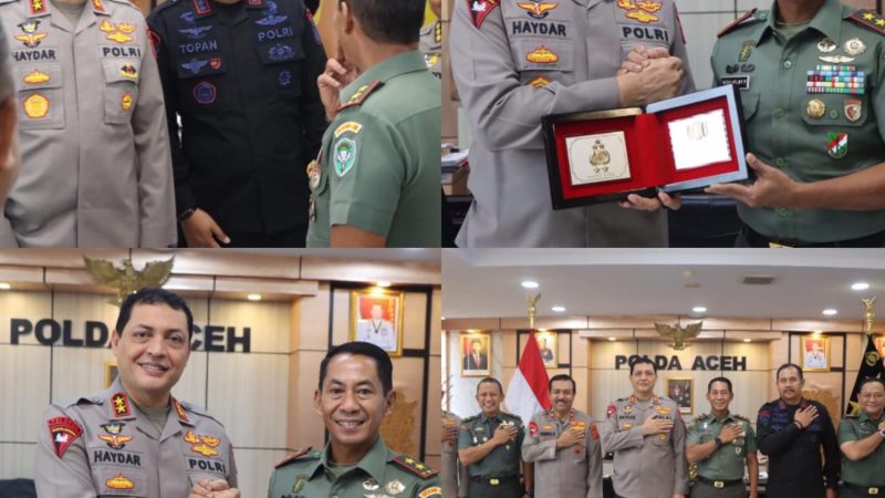 Pangdam IM Berkunjung ke Polda Aceh