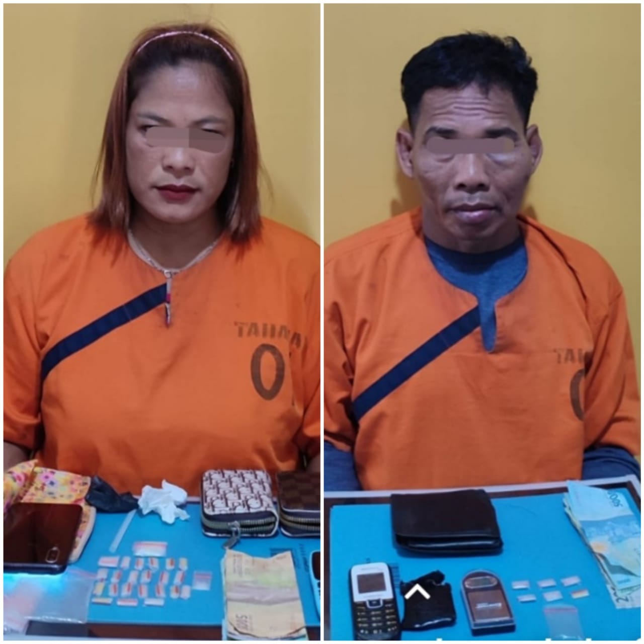 Polres Inhu Ungkap Kasus Narkoba, BB Sabu Cukup Fantastik dan Dua Orang Pelaku Diamankan