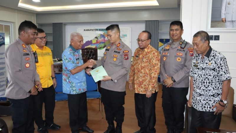 Polres Terima Sertifikat Tanah Dari Bupati Asahan