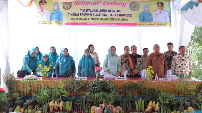 Tim Evaluasi Lomba LBS Tingkat Provsu Kunjungi Desa Meranti