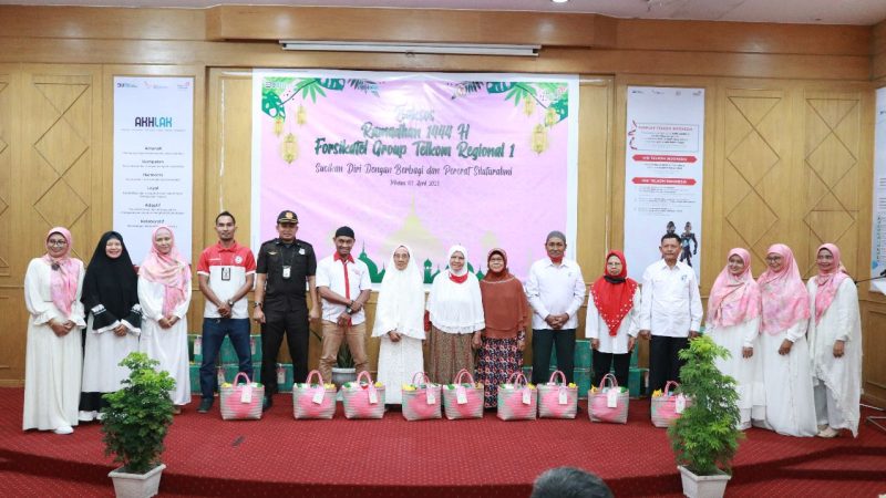 FORSIKATEL Group Telkom Regional 1, Berbagi Sucikan Diri di Bulan Ramadhan