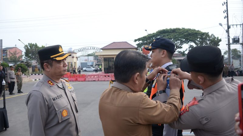 Polres Langsa Apel Gelar Pasukan Operasi Ketupat Seulawah 2023