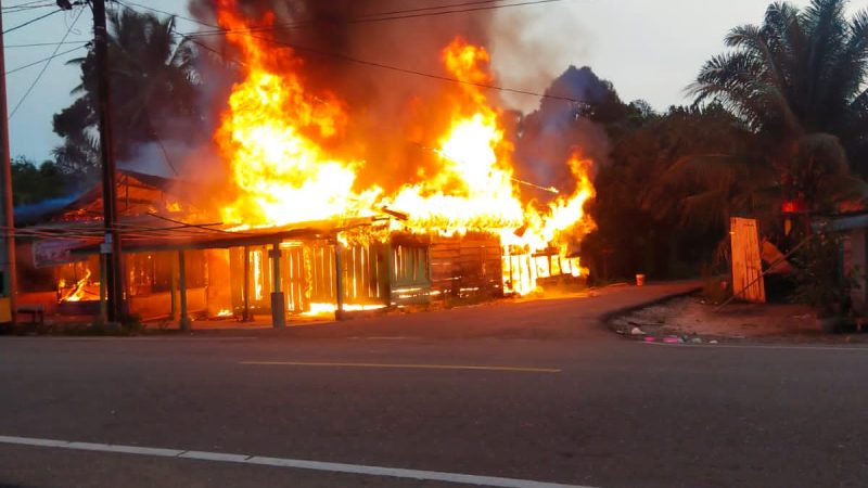 Tiga Unit Rumah Hangus Terbakar Di Aceh Singkil