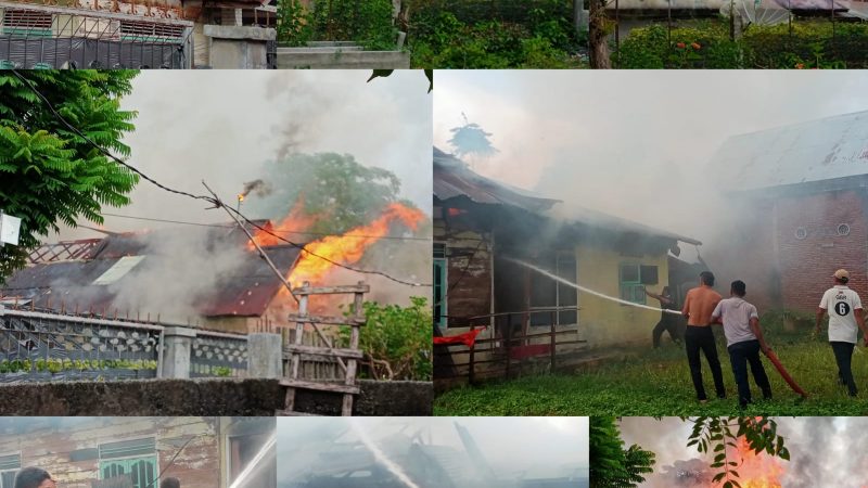 Satu Unit Rumah di Pidie Ludes Terbakar