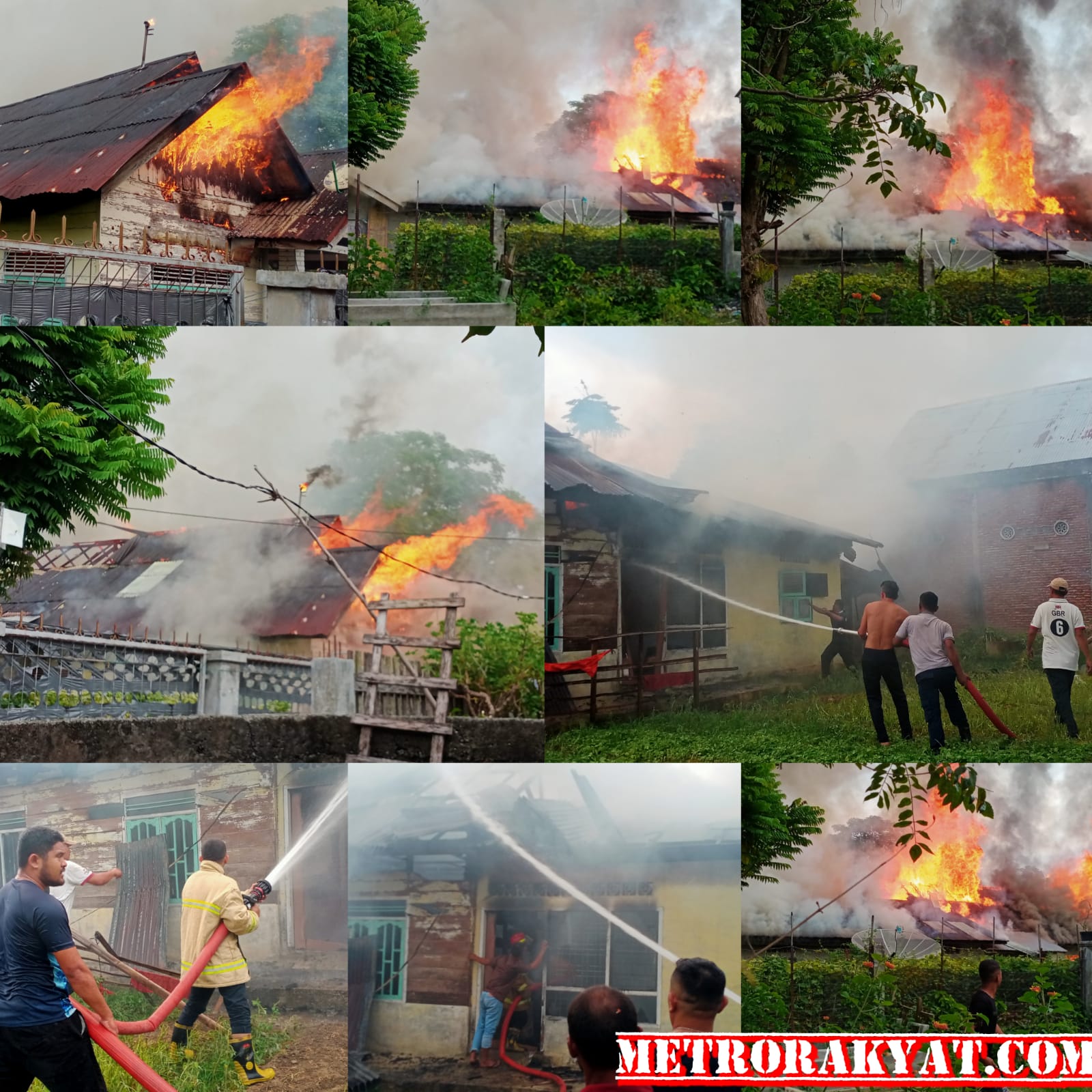 Satu Unit Rumah di Pidie Ludes Terbakar