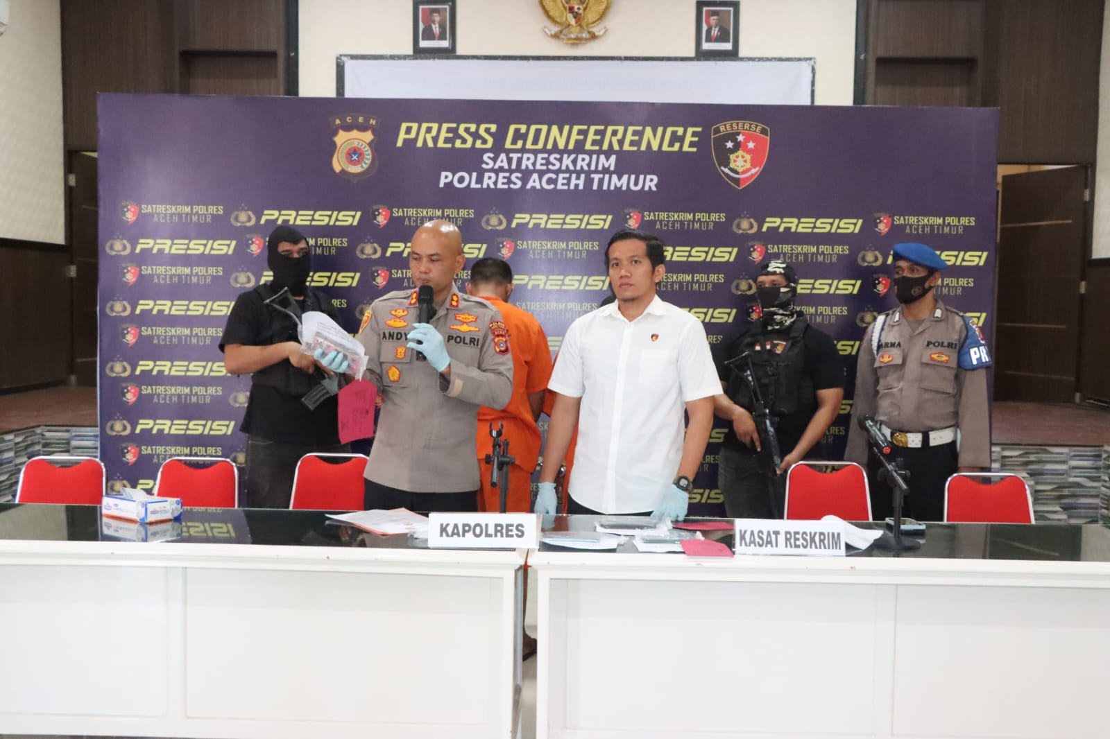 Polres Aceh Timur Bongkar Pelaku Penyelundup Pengungsi Rohingya