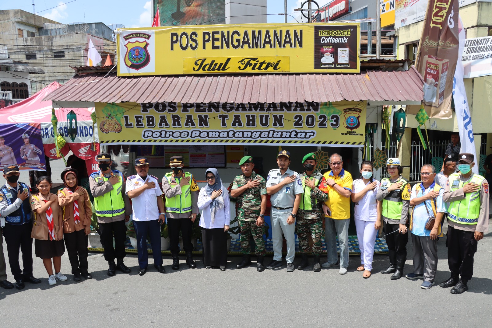 Kunjungi Pos PAM Ketupat Toba 2023, Kapolres dan Walikota: “Bersama Kita Wujudkan Mudik Aman Berkesan”
