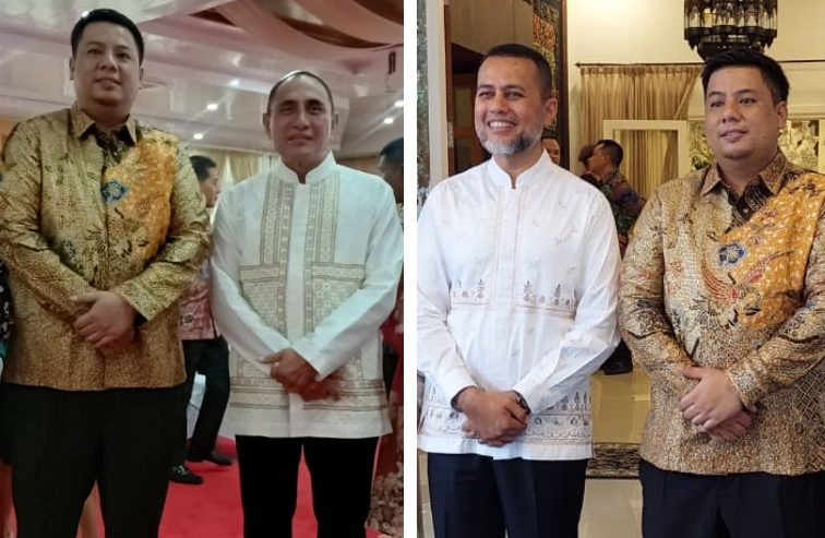 Bupati Samosir Silaturahmi ke Gubsu dan Wagubsu